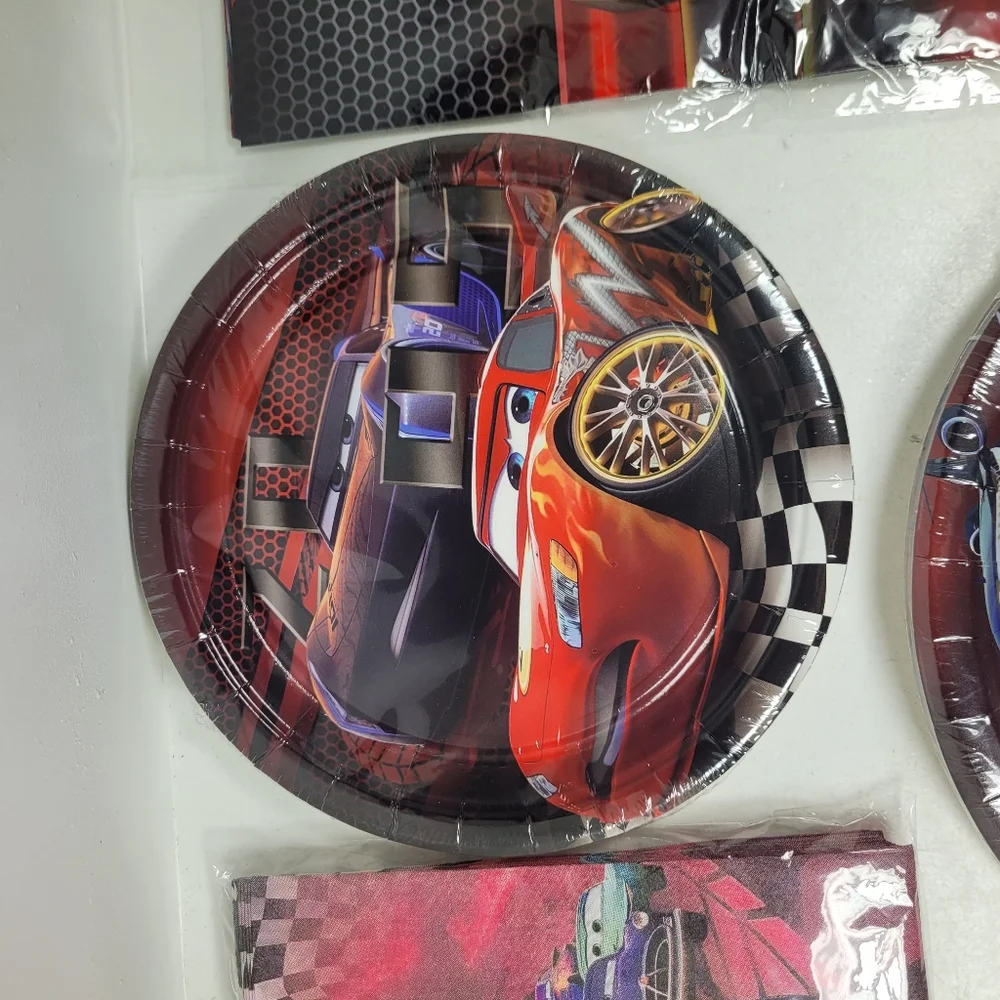 Disney Cars Party Plates, Napkins & Tablecloth